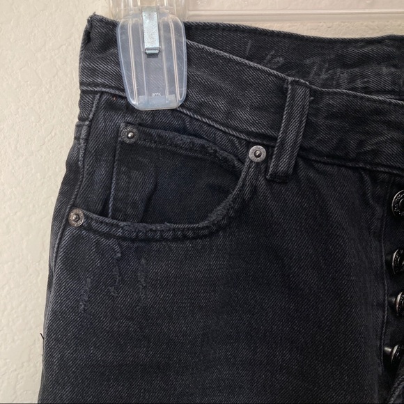 Free People Distressed Blossom Rigid Skinny Jeans - Picture 12 of 16